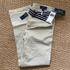 Boys 14 Polo khaki pants NWT